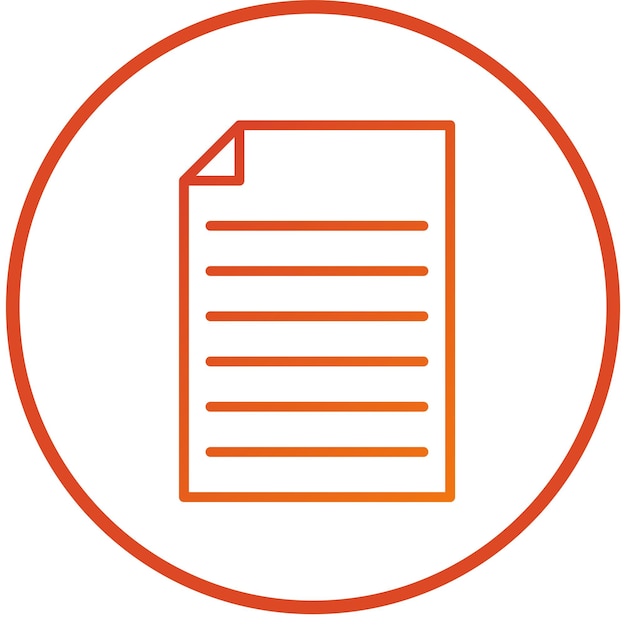Vector Design Documents Icon Style