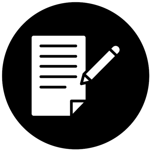 Vector Design Draft Icon Style