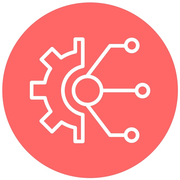 vector design edtech integration icon style