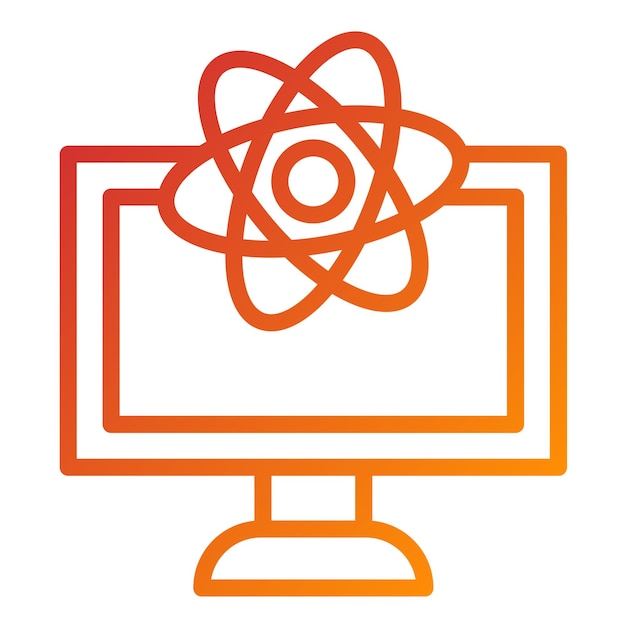 Vector Design EdTech Platform Icon Style