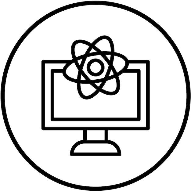 Vector Design EdTech Platform Icon Style