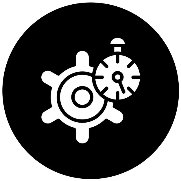 Vector Design Efficiency Icon Icon Style