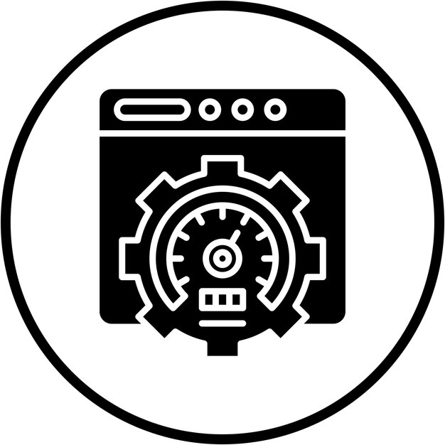Vector Design Efficiency Icon Style