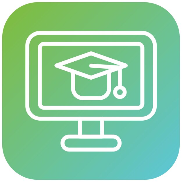 Vector Design Elearning Icon Style