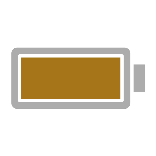 Vector Design Empty Battery Icon Style