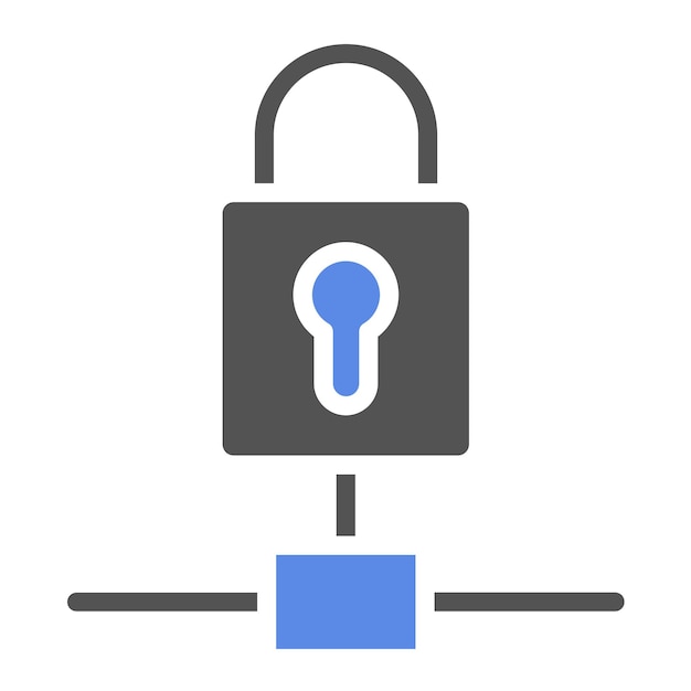 Vector Design Encrypted Connection Icon Style