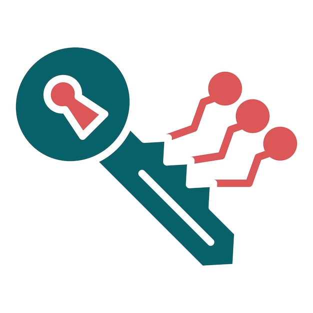 Vector Design Encryption Icon Style