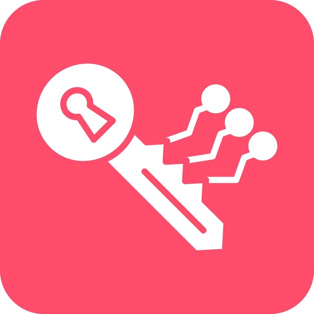 Vector Design Encryption Icon Style