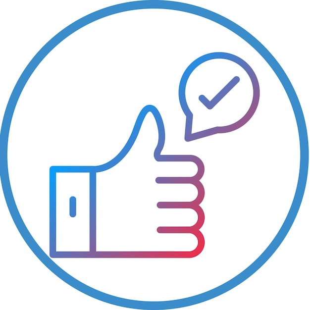 Vector Design Endorsement Icon Style