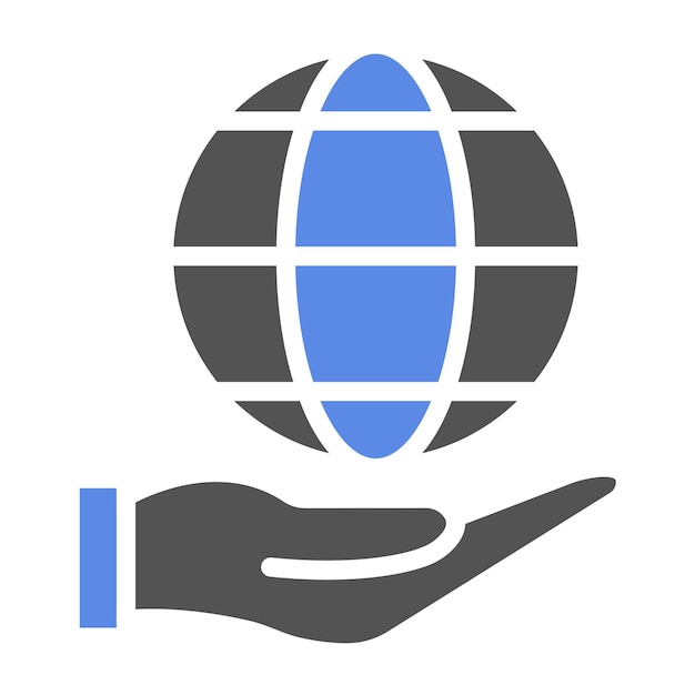 Vector Design Environment Globe Icon Style