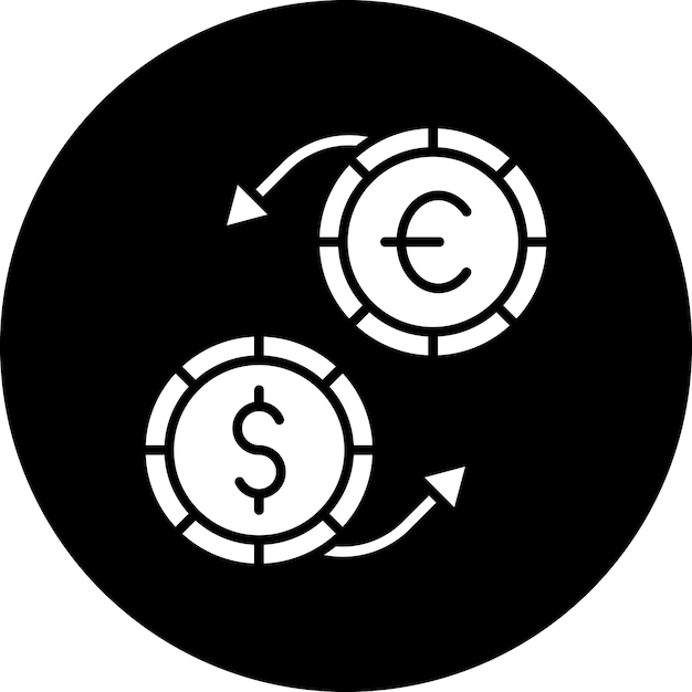 Vector Design Exchange Rate Icon Style