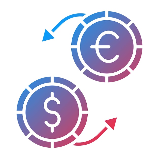 Vector Design Exchange Rate Icon Style