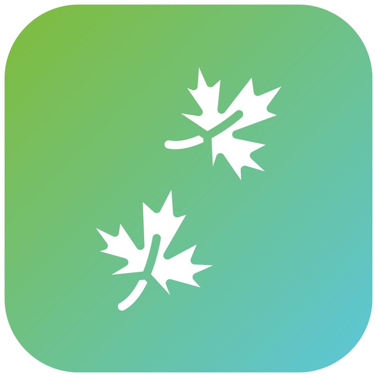 Vektör vector design fallen leaves icon style