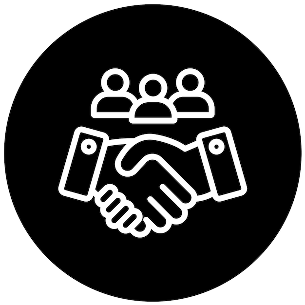 Vector Design Family Deal Icon Style