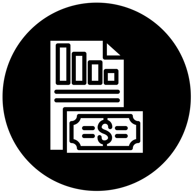 Vector Design Financial Statements Icon Style
