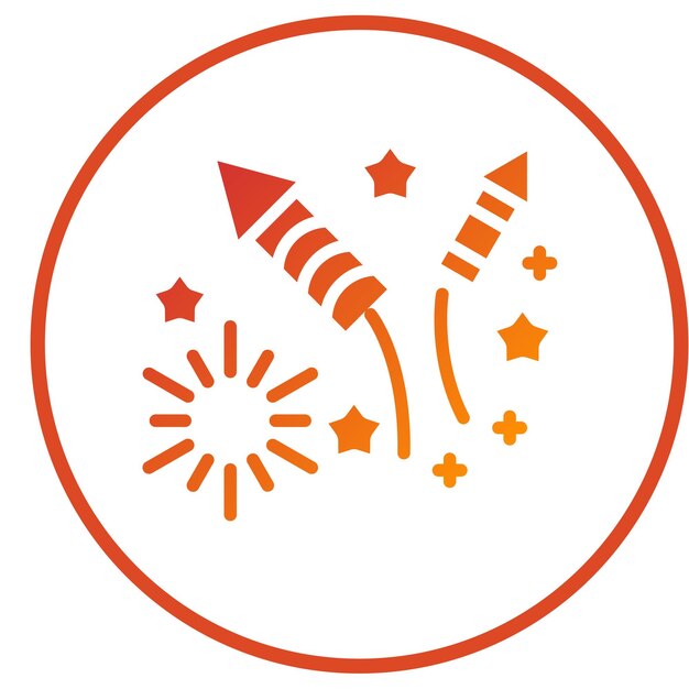 Vector Design Firecracker Icon Style
