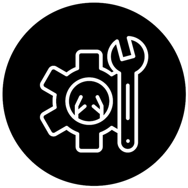 vector design fixed automation icon style