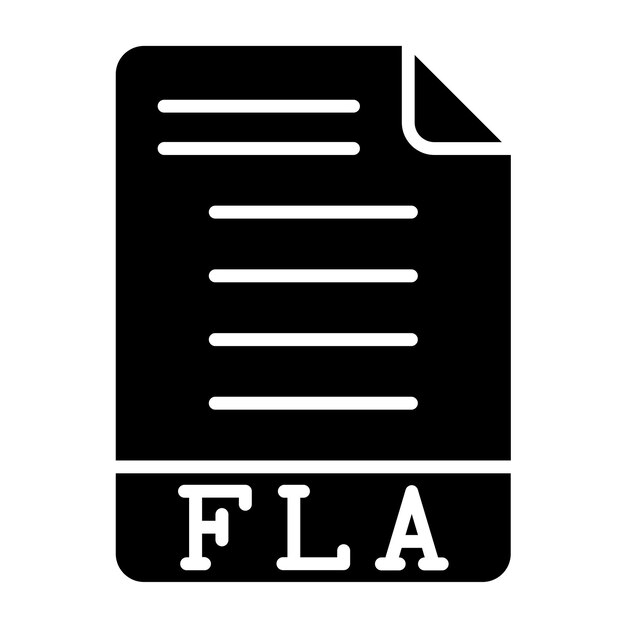 Vector Design FLA Icon Style
