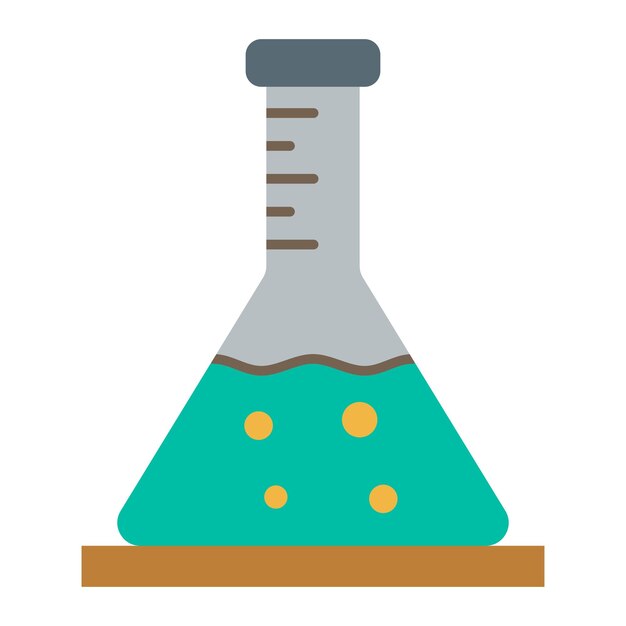 Vector Design Flask Icon Style