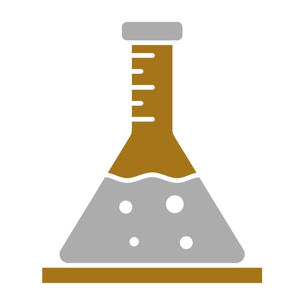 vector design flask icon style