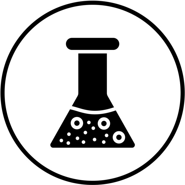 Vector Design Flask Icon Style
