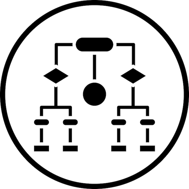 Vector Design Flowchart Icon Style