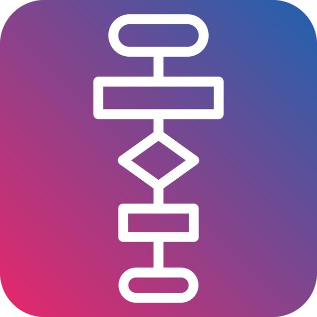 Vector Design Flowchart Icon Style