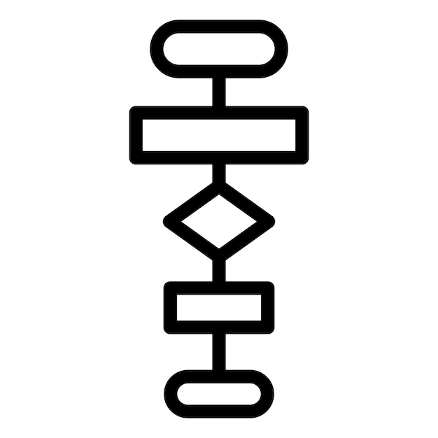 Vector Design Flowchart Icon Style