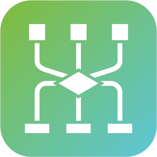 vector design flowchart icon style