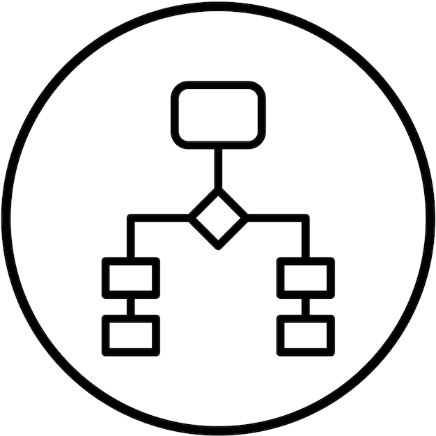 Vector Design Flowchart Icon Style
