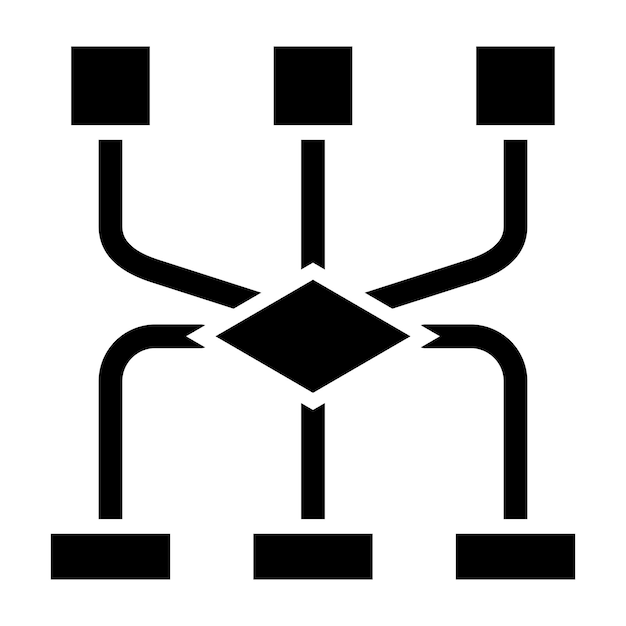 vector design flowchart icon style
