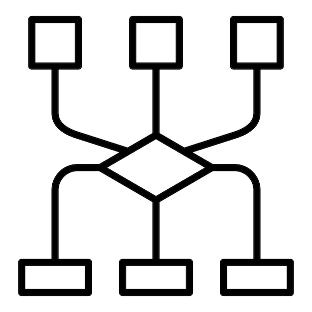 vector design flowchart icon style