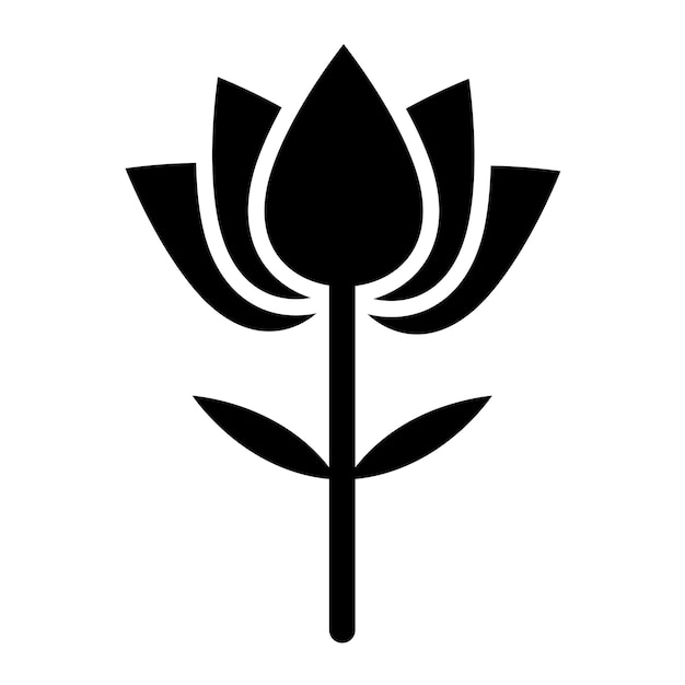 Vector Design Flower Icon Style