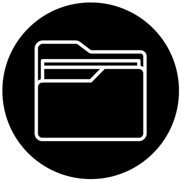 Vector Design Folder Icon Style