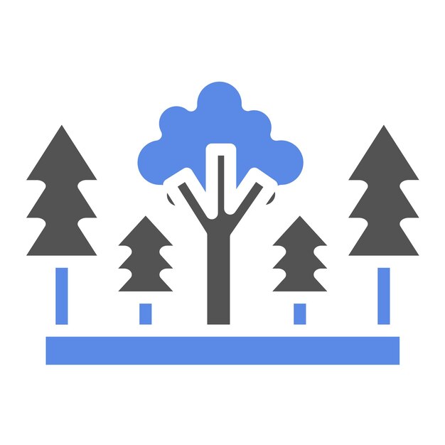 Vector Design Forest Icon Style