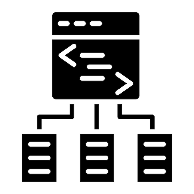 Vector Design Framework Icon Style