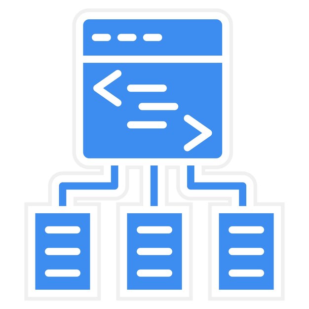 Vector Design Framework Icon Style