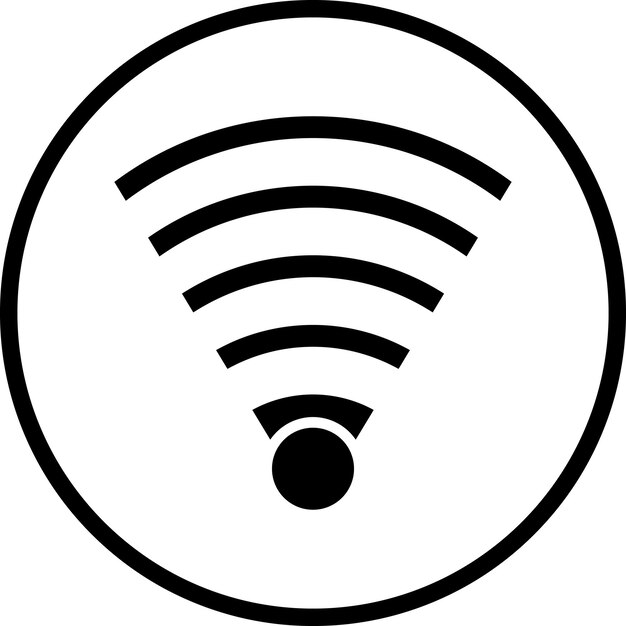Vector Design Free Wifi Icon Style