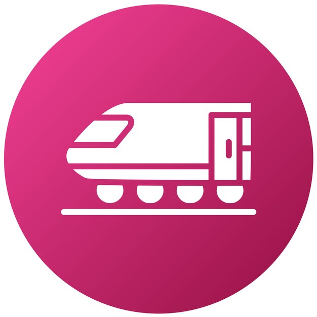 Vector Design Freight Train Icon Style