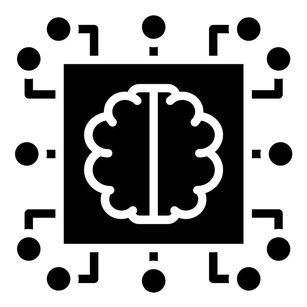 Vector Design Futuristic Circuit Icon Style