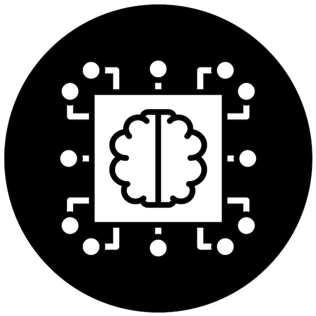 Vector Design Futuristic Circuit Icon Style