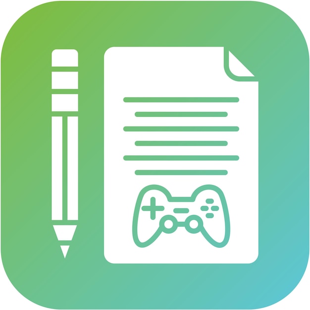 Vector Design Game Concept Icon Style