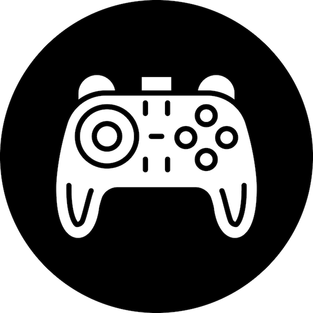 vector design game controller icon style