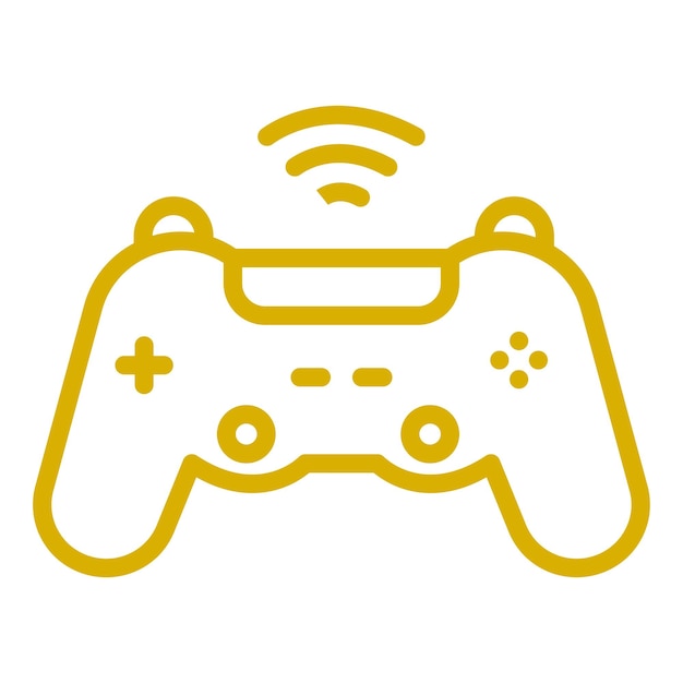 Vector Design Game Controller Icon Style
