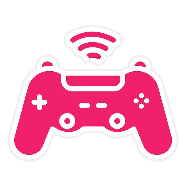 Vector Design Game Controller Icon Style