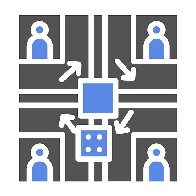 Vector Design Game Night Icon Style