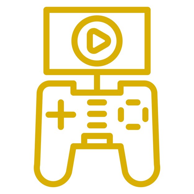 Vector Design Game Video Icon Style