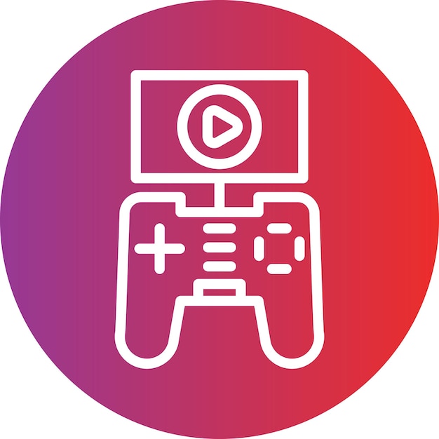 Vector Design Game Video Icon Style