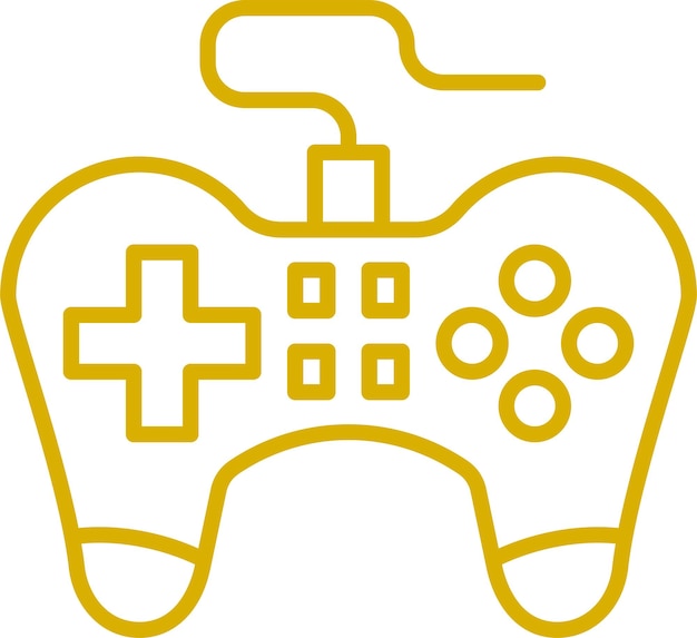 Vector Design Gamepad Icon Style