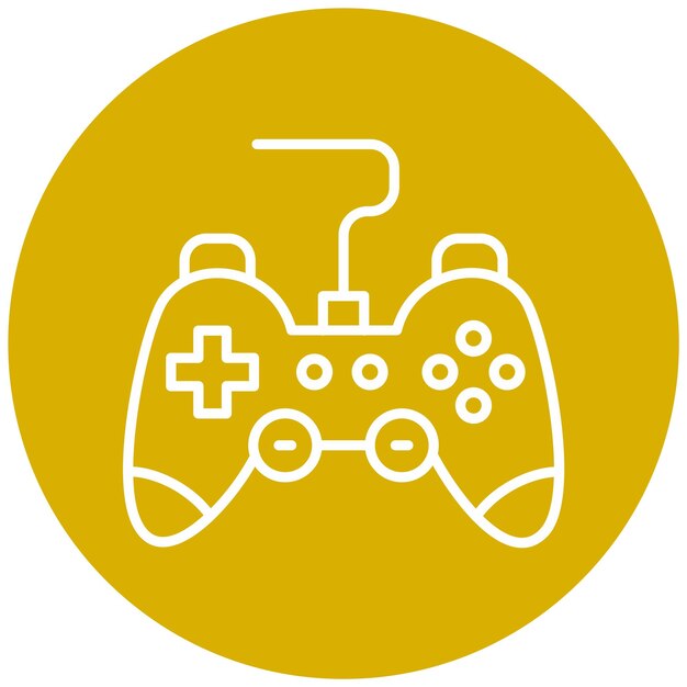 Vector Design Gamepad Icon Style